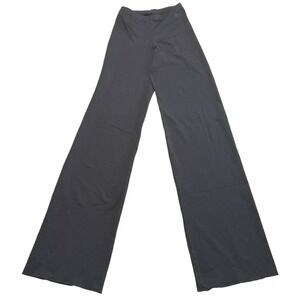 Motionwear Wide Leg Dance Pants Women Medium Adult Black Tactel Nylon Spandex